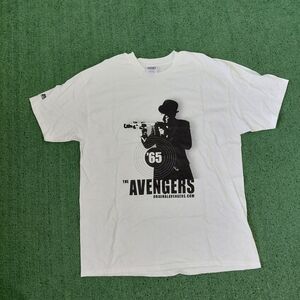 VINTAGE Rare The Avengers British TV Show Promo T Shirt Size XL